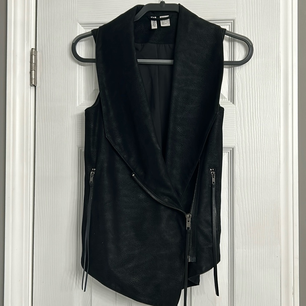 H&M faux suede vest